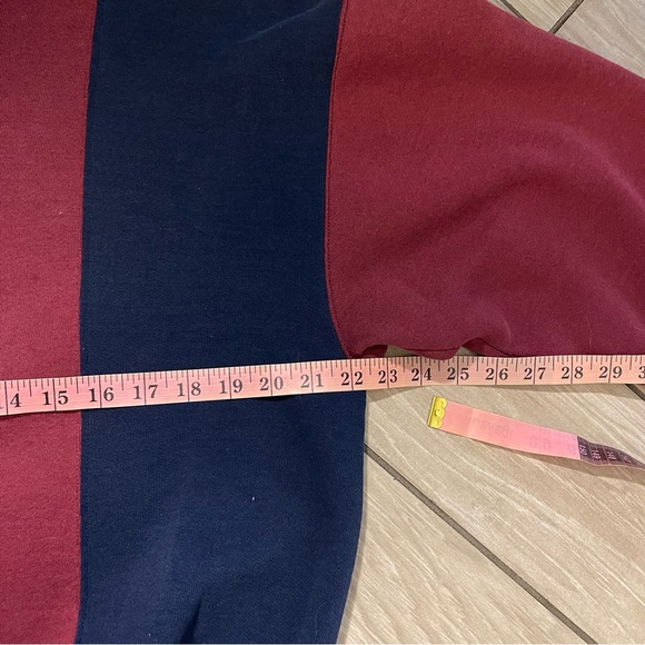 Vintage Russell Athletic Crewneck Sweatshirt Y2K Colorblock Large Athleisure USA - Picture 7 of 7